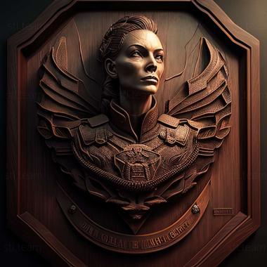 3D model EVE Online Commissioned Officer Edition game (STL)